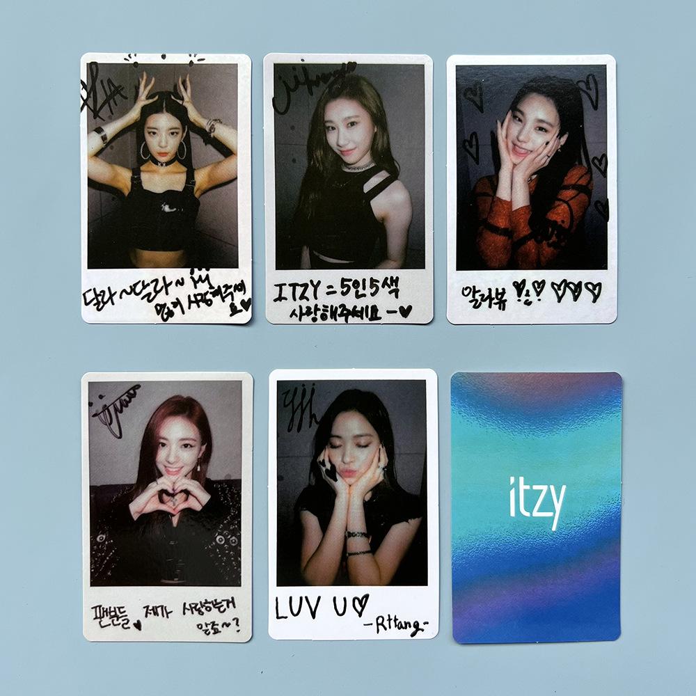 ITZY IT z DIFFERENT Dalla Dalla & ICY Polaroid Mini Cards Set Crazy in Love IT z ICY Album