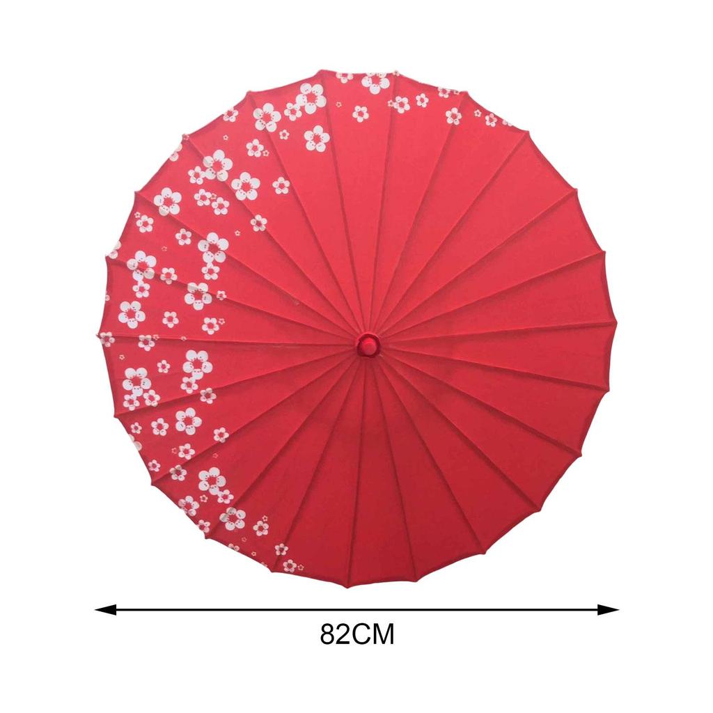 Chinese Style Oiled Paper Umbrella Crafts Wedding Bridal Umbrella for Costume Village Scenery Stage Props Wedding Cosplay