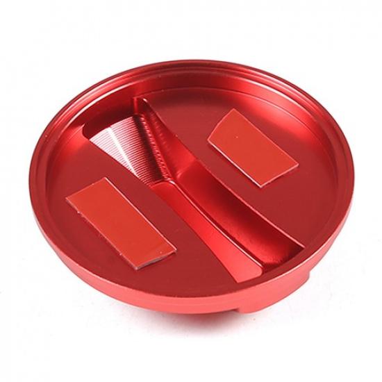 Red Inner Fuel Filler Cover Gas Tank Cap Aluminum For Land Rover Defender 04-18