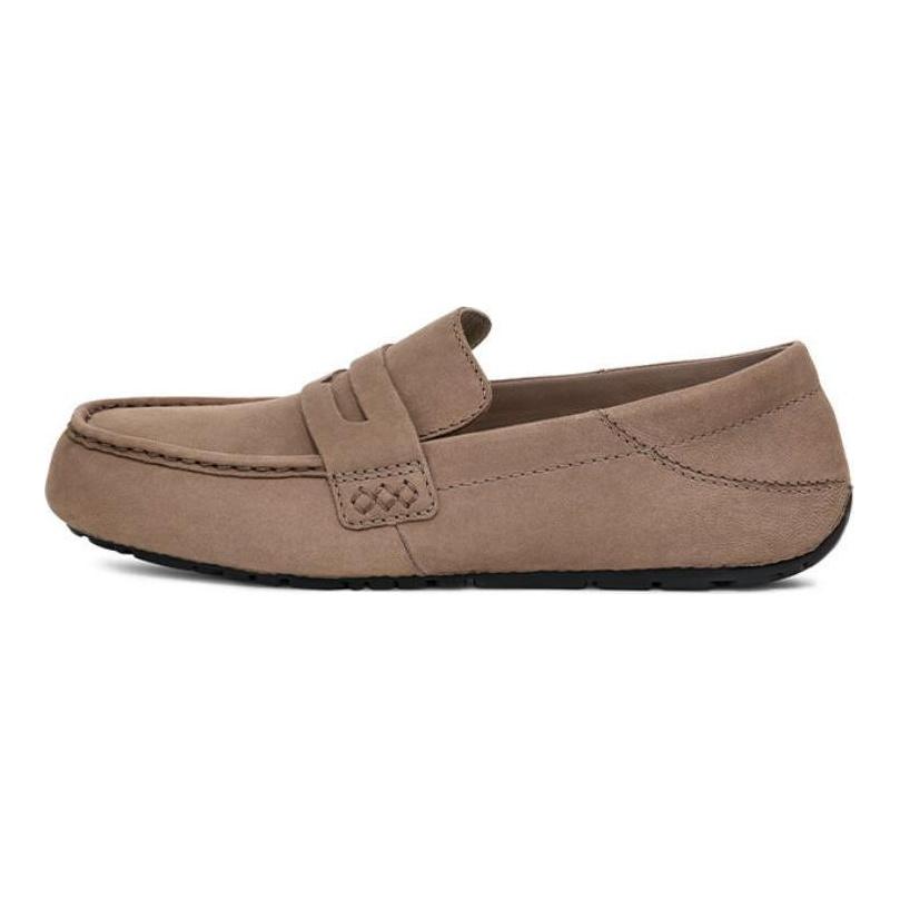 UGG Casual Heritage Sheepskin Loafers Men's Gray Brown 1166762-SKP