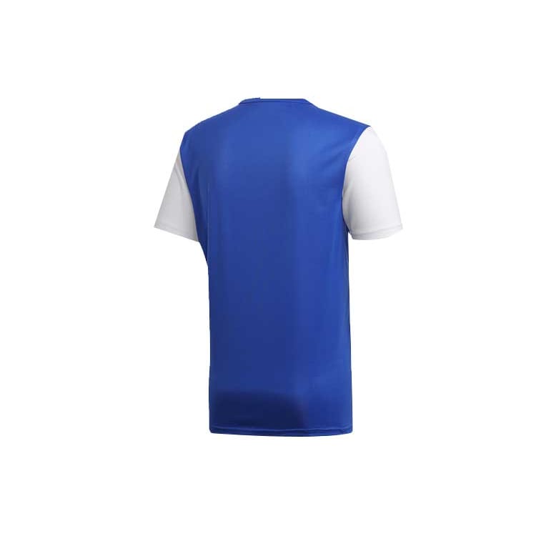 adidas T Shirts Men's Blue White Crew Neck Moderate Straight Fit DP3231