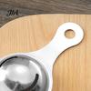 Durable Stainless Steel Filter Egg White Yolk Separator, Effortless Separation Professional Baking Tools Divider, Curved Groove Sieve for Family