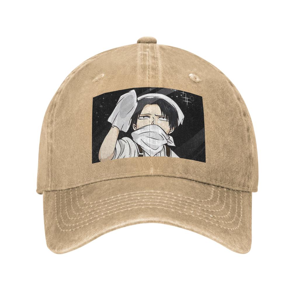 Attack on Titan Manga Erwin Smith Anime Denim Stoff Kappe Lässige Baseballkappen Verstellbarer Hut Sommer Unisex Baseballkappen