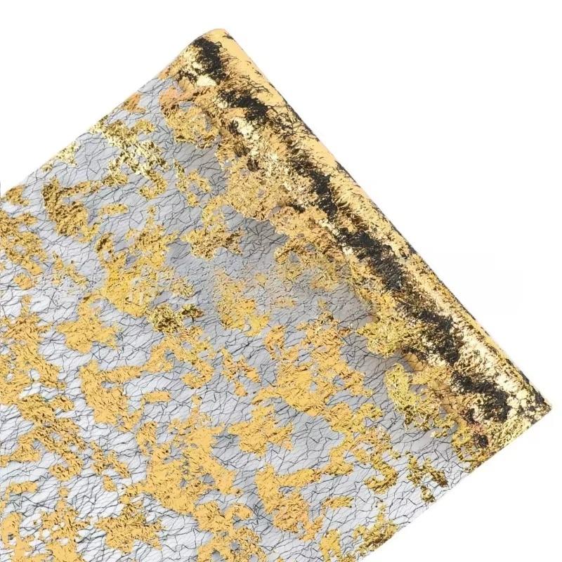 Table Runner 1PCS Hot Stamping Foil Messy Mesh Gold Mesh Tablecloth Wedding Christmas Day Party Decoration