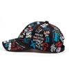 Summer Baseball Cap Graffiti Sun Caps Hip Hop Visor Hat Adjustable Snap-back Hats For Women Golf Cap