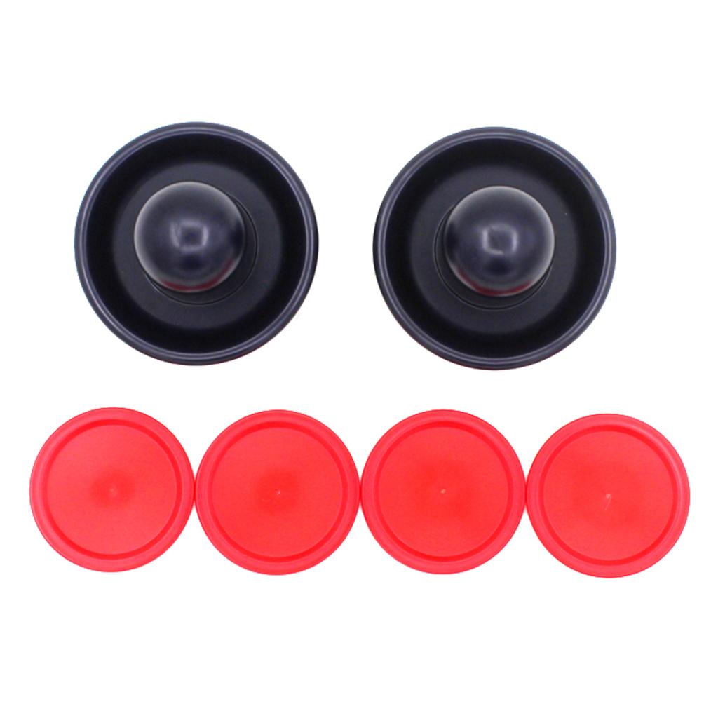 Air Hockey Pushers and Air Hockey Pucks Replacements for Game Tables Great Goal Handles Paddles Replacement Accessories