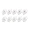 Transparent Ear Stabilizers for Earrings Acrylic Earplug Transparent Silicone Earring Lifters for Earring Backs Ear Lobe