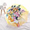 1pc Mickey, MinnieDesign Automatic Open/close Folding Umbrella - Compact Travel Umbrella, Heavy-Duty 8-Rib Construction
