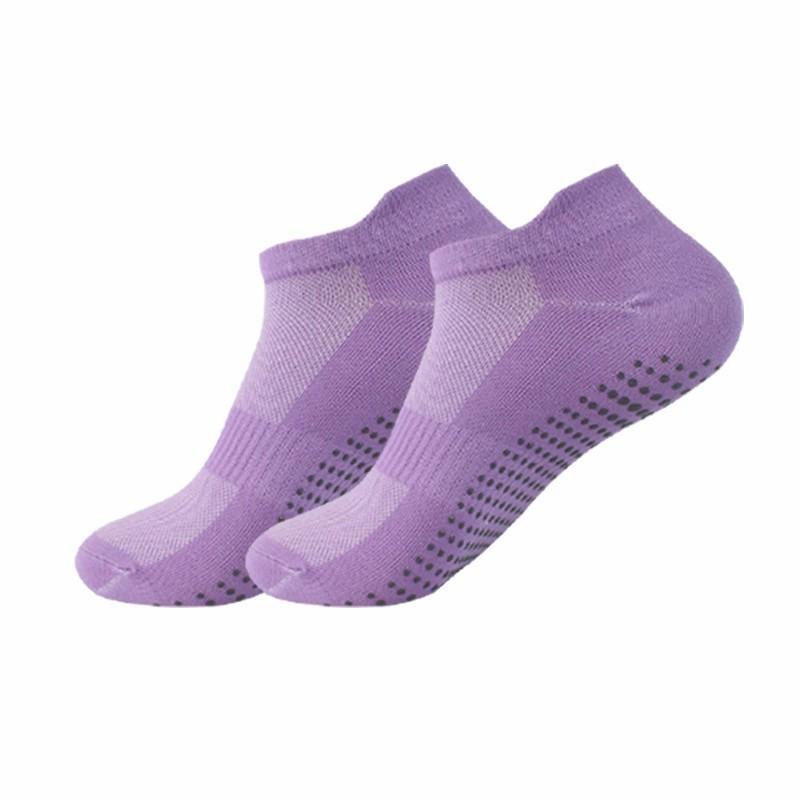 1/6 Paar Damen Anti-Rutsch Yoga Baumwollsocken Pilates Verschleißfest Bequem Schweißabsorbierend Atmungsaktiv Laufen Fitness Socken