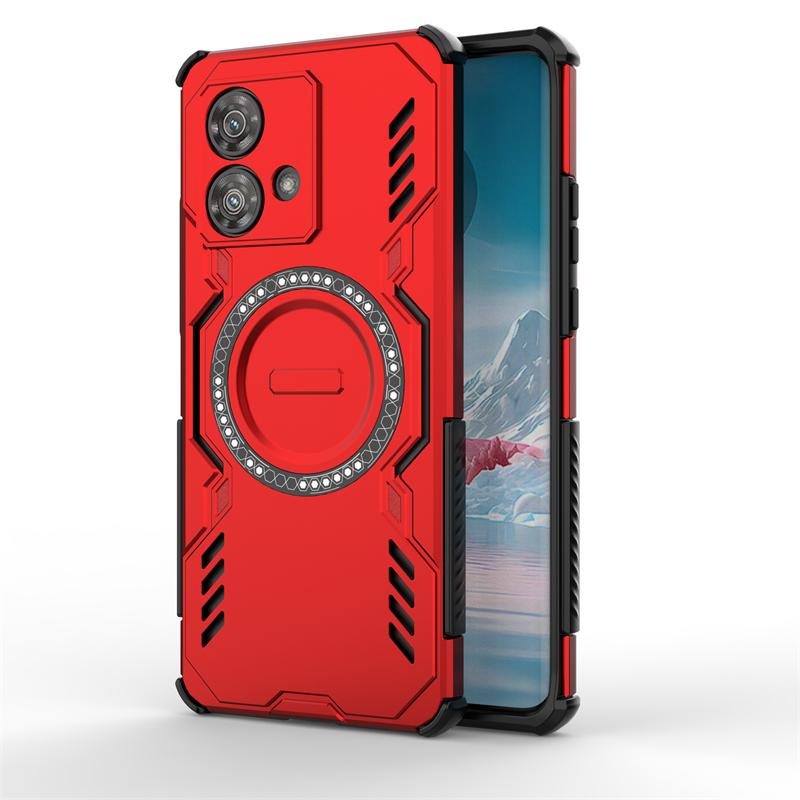 

Armor Case For Motorola Edge 40 Neo Magnetic Adsorption Wireless Charge Cover Moto Edge 40 Neo Case For Moto Edge 40 Neo Case Motorola Edge 40 Neo красный