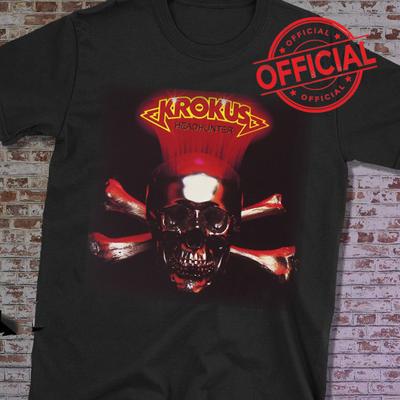 Krokus - Headhunter T-shirt Tee Men Short Sleeve All Size Unisex T-Shirt