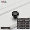 128mm Home Hotel Italian Aluminium Alloy Black Color Furniture Handles Drawer Kitchen Cabinet Bookcase Hardware Cabinet Pulls