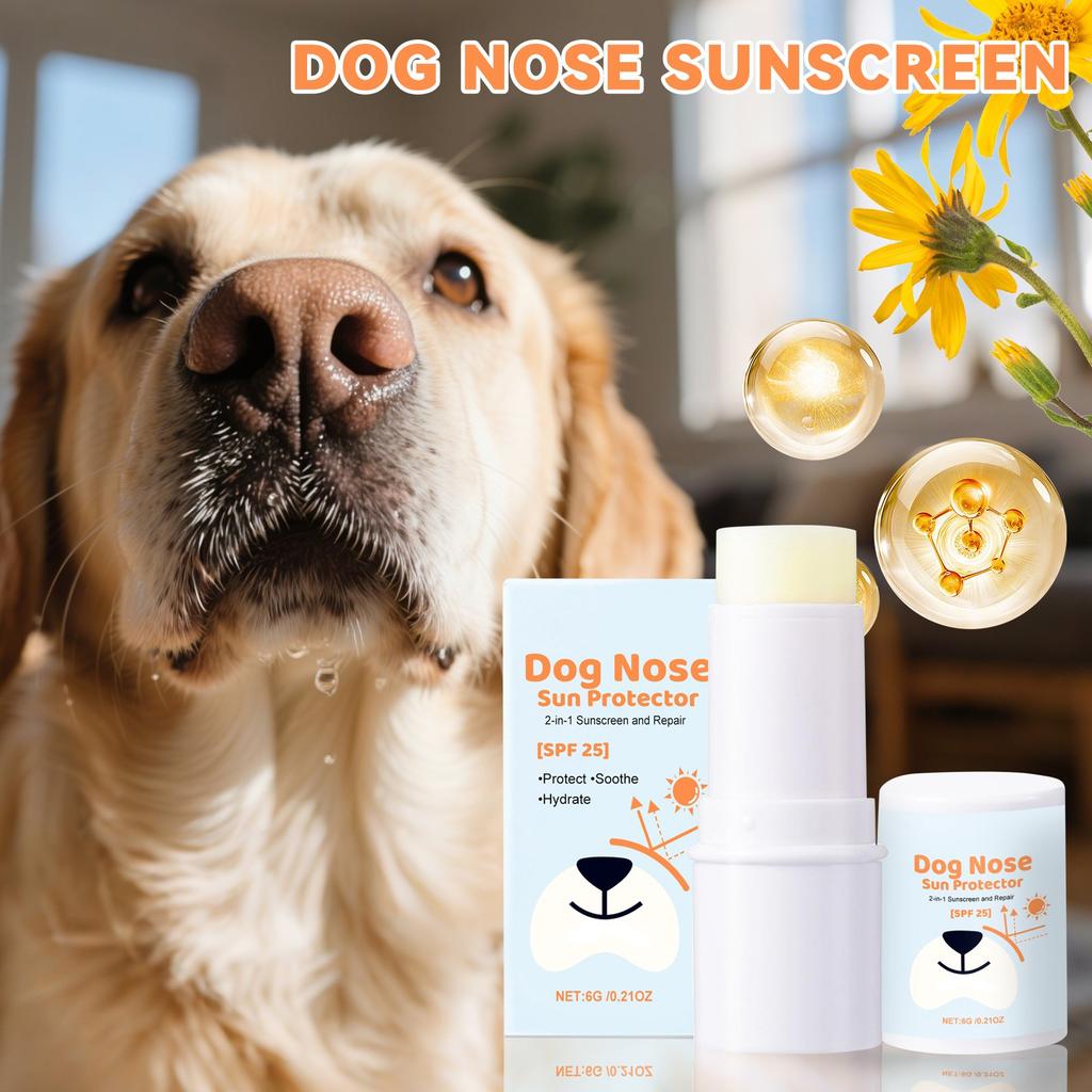 Dog Nose Sunscreen Oil, Pet Sunscreen, Moisturizes And Protects Sensitive Noses. Sunscreen Cream