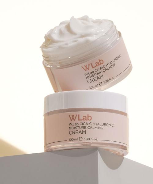 W.Lab Cica-C Hyaluronic Moisture Calming Cream 100ml x 2ea (2-pack) NONE
