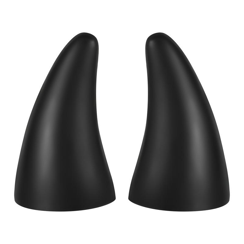 Auto Vrachtwagen Elasticiteit 3D Duivels Hoorns Sticker Bumpers Decor Anti Botsing Grote Duivels Hoorns voor Motorfiets Fiets Ski Helmen