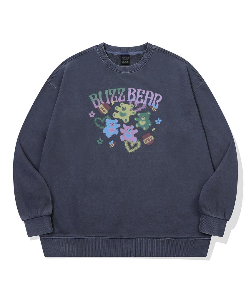 CPGN STUDIO Buzzbear Pigment Sweatshirt Dark Blue