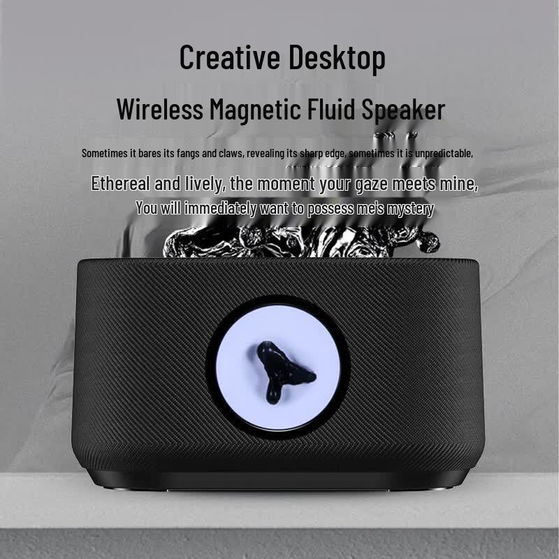 Aigo T180 Bluetooth Speaker with Wireless Charging and Ferrofluid Display (CN Version)