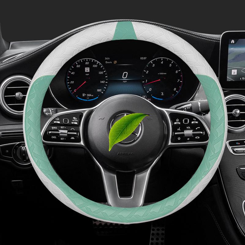 Ultra-Thin Suede Steering Wheel Cover for Toyota Crown Highlander (12th-14th Gen) - All Seasons