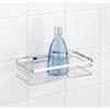 Etagère murale - WENKO - Premium - Acier inox brillant - Fixation sans perçage - Salle de bain
