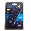 USB 3.0 Hub Expander: 4-Port Fast Charging Multi-Interface Splitter