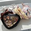 JIAERDI Lolita Transparent White Ita Bag Handbag Women New Heart Leather Crossbody Pain Bag Ladies Sweet Cute Messenger Bag 2025