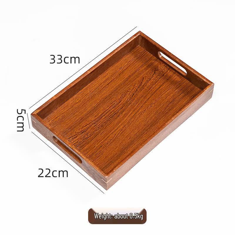 Chaxun Wooden Rectangular Tea Tray
