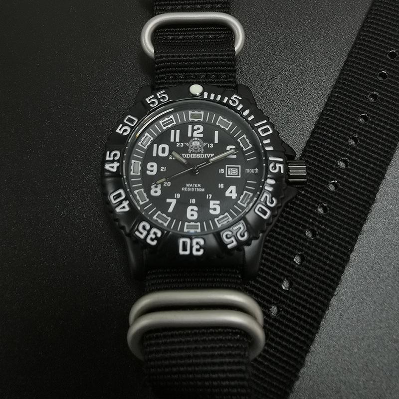 Addiesdive Men's Multifunctional Quartz Watch - Luminous, Outdoor, Waterproof