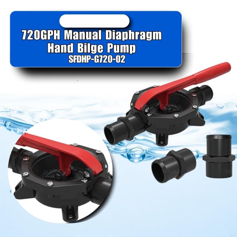2025 New Manual Marine Bilge For Emergency Boat Water Transfer Diaphragm Hand Bilge Manual Bilge