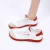 Couple autumn breathable new one-pedal canvas wide last shoes casual little white shoes wide head barefoot shoes