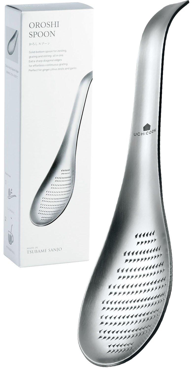 Oaks Raye Grater Made in TM1365 Spoon, Boxed, Japan,