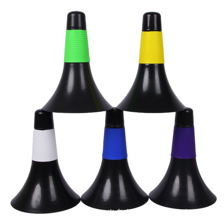 

Colored Basketball Training and Obstacle Marker Cone with Cover 23x17x4 CM чёрный/красный