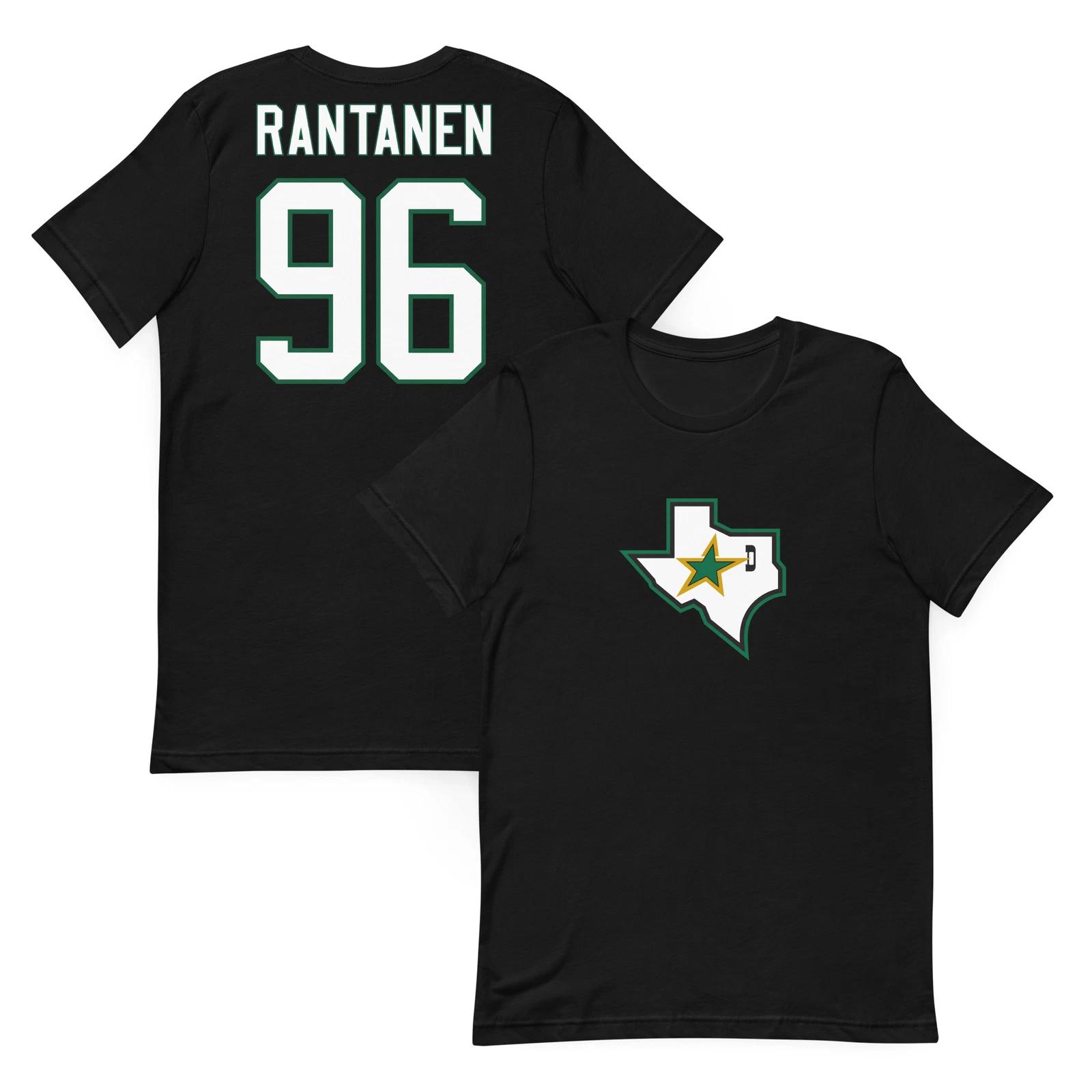 Dallas Stars 90s Black Third Jersey Reverse Retro Mikko Rantanen 96 T-Shirt 4XL
