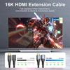 16K 8K HDMI2.2 Extension Cable,HDMI Male to Female Extender,16K@60Hz 10K120Hz 4K240Hz,Ultra High Speed 96Gbps For Blu-Ray Laptop PS5 Xbox Player HDTV