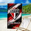 Beach Towel with São Paulo FC Logo Pattern - Soft,absorbent,machine Washable Lightweight&Modern,swimming,Travel Essentials