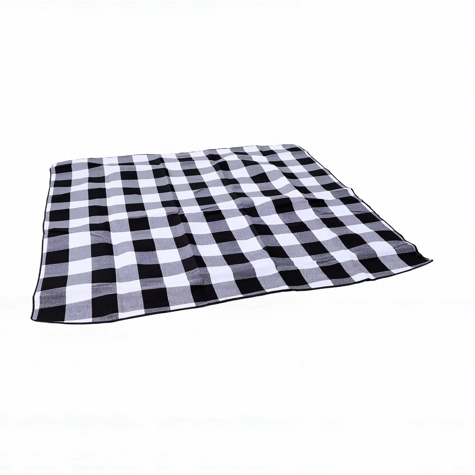 Picnic Blanket Waterproofing Sand Proof Extra Large Foldable Portable Outdoor Camping Mat for Park Yard Lawn Garden чёрный