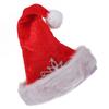 Christmas Hat Santa Hat Soft Comfortable Holiday Party Supplies Unisex Xmas Cap Warm Festive Headwear Decoration