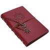 A5 Size Antique PU Ring Plain Memo Cute and Pirate-style Notebook/diary, Finish, Binder, 6-hole Binding, Pages, Diary, Pad, Journal, Stylish.