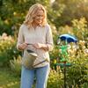 Piquet de jardin solaire avec figurine de grenouille et parapluie, éclairage décoratif extérieur pour chemin, patio, pelouse