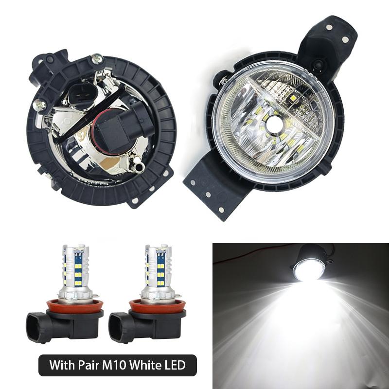 Fog Lamp Assembly Glass For BMW Mini R60 Hatchback R61 Coupe 2010 2011 2012 2013 2014 2015 2016 Front Bumper Light 63179802163