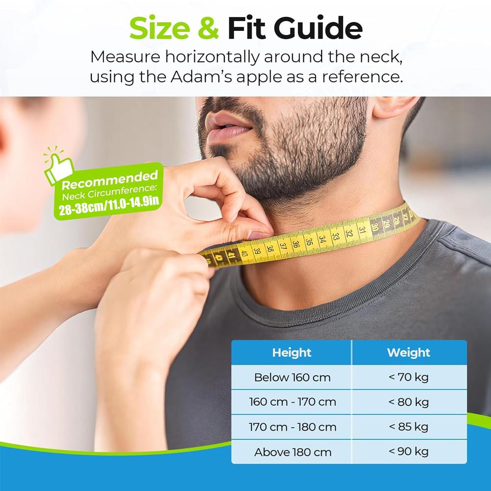 Nackenstrecker Zervikales Traktionsgerät Heimische Schmerzbehandlung, Aufblasbarer Spinaldekompressionskragen Muskelzerrung Verletzung Linderung