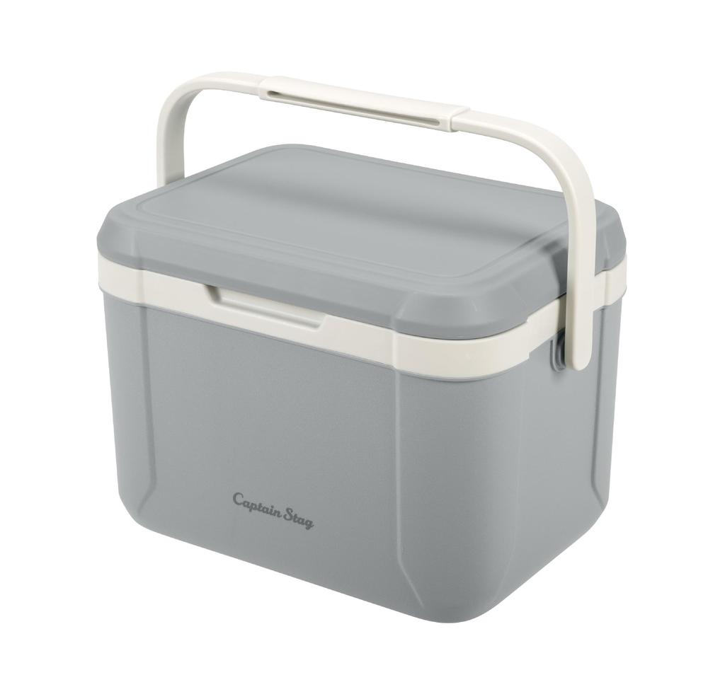 Captain Stag CS Charmant Cooler Ice Gray UE-101 Box, 5.2L Capacity,