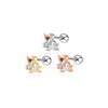 Dieuamour Heart Triple Cubic Surgical Piercing 3 Colors