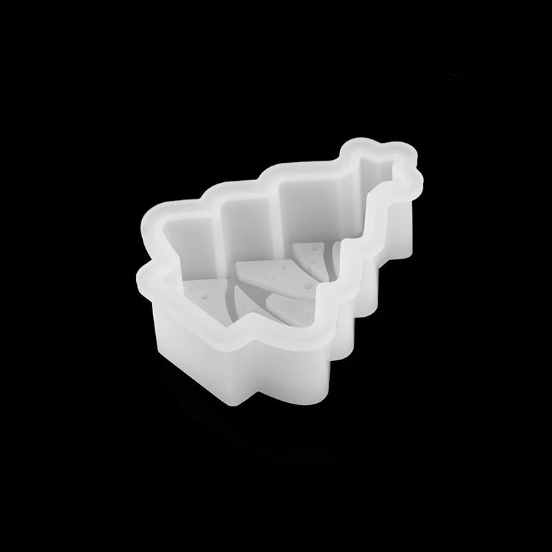 Candle Christmas Snowflake Silicone Molds Elk Xmas Tree Diy Home Decoration Craft Ornaments Soap Making Mold Tools New Year Gift