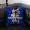 Anime Racing IInitial D Cushion Cover Pillow Case Antidustmite Invisible Zipper Silky Plush Cushion