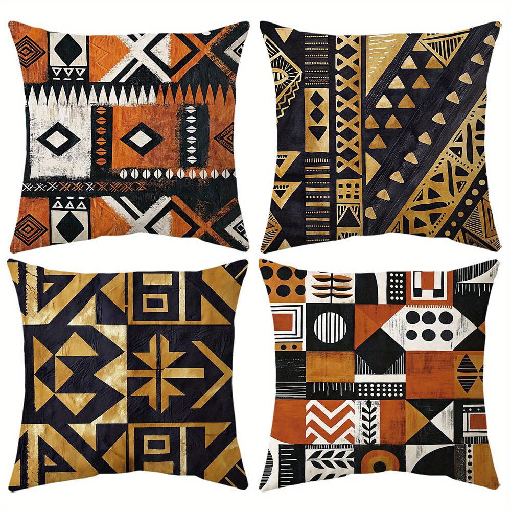 1/4pcs African Patterned Pillow Covers Sofa cushion cover home bedroom room decoration
