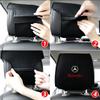 1pcs Car Seat Back Headrest Pillow Dustproof Cover For Mercedes Benz C180 C200 C260 C300 W108 W124 W126 W140 W168 W169 W176