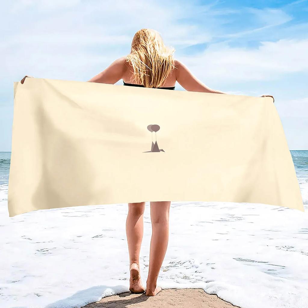 Minimalism Beach Towel,Sand Free Quick Dry Beach Towels Oversized Clearance, Lightweight Compact Travel Towel Picnic Blanket