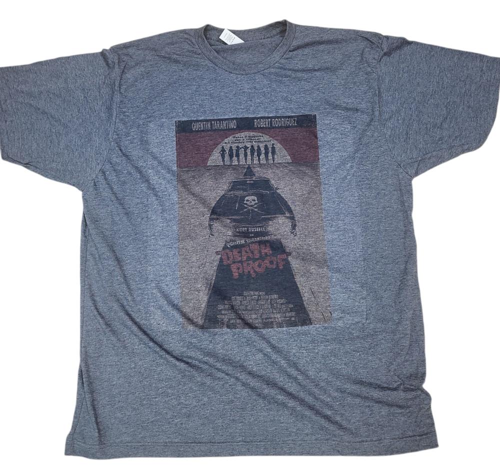 Death Proof Quentin Tarantino vintage Charcoal color T shirt Graphic Design Unisex T-Shirt XXXL