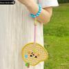 Colorful Hand-Crank Fan with Lanyard - Handmade Cartoon Cattail for Children's Day Photography