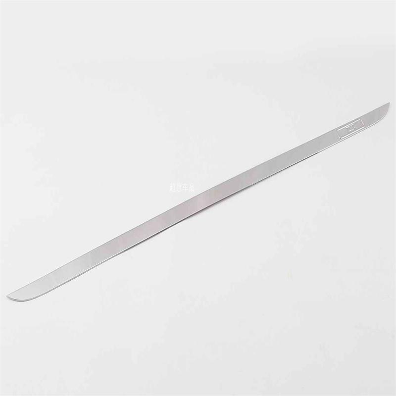 For MG ZS 2018-2023 Modify Stainless Steel Tailgate Decorative Strip Trunk Light Bar Anti Scratch Strip Decoration Accessories